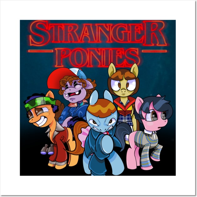 Stranger Ponies Wall Art by SeanB1